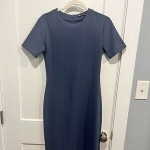 Women's Zara Navy Blue Dress